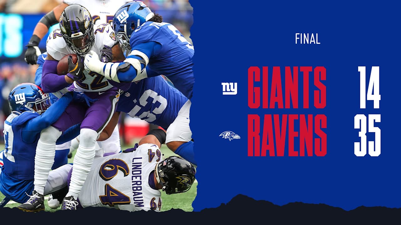 Instant Analysis: Giants fall to Ravens, 35-14