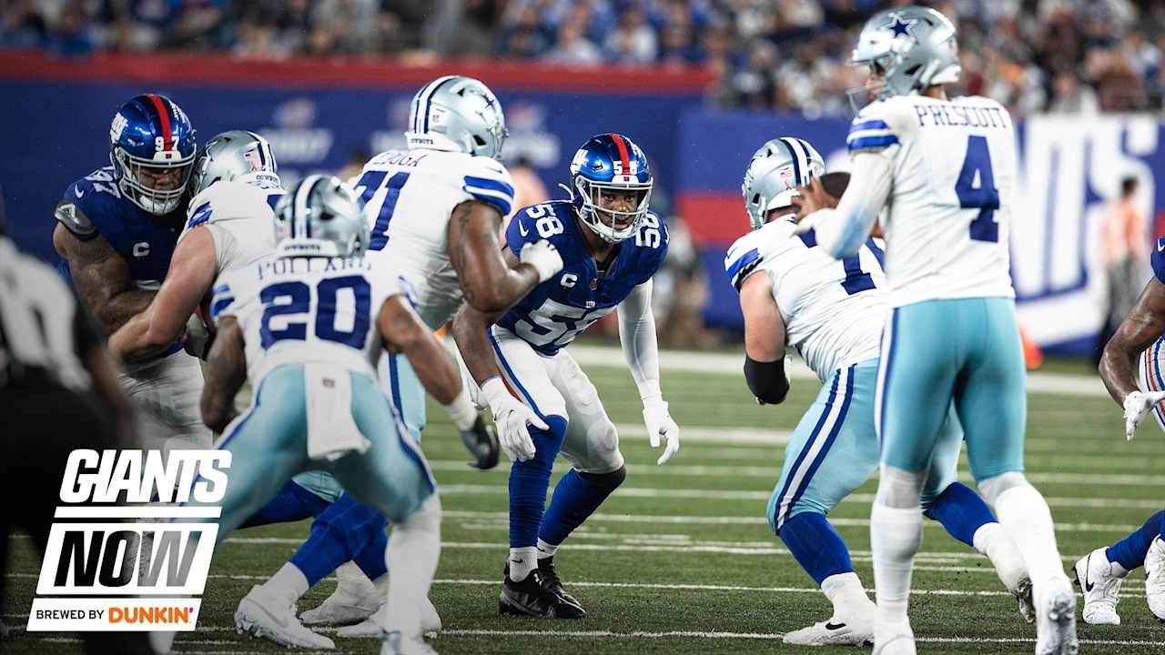 Giants Now: Numbers to know for Giants-Cowboys