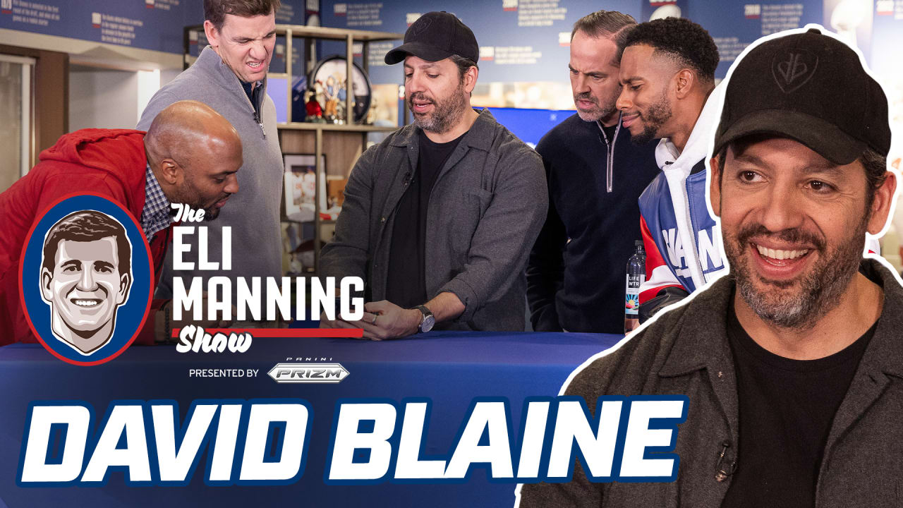 Magician David Blaine joins The Eli Manning Show