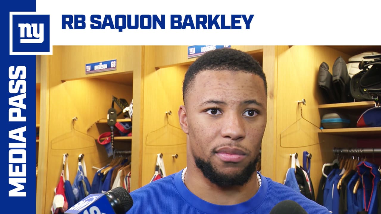 RB Saquon Barkley 'Play our best ball'