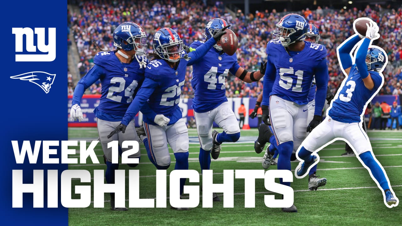 Highlights New York Giants 10, New England Patriots 7
