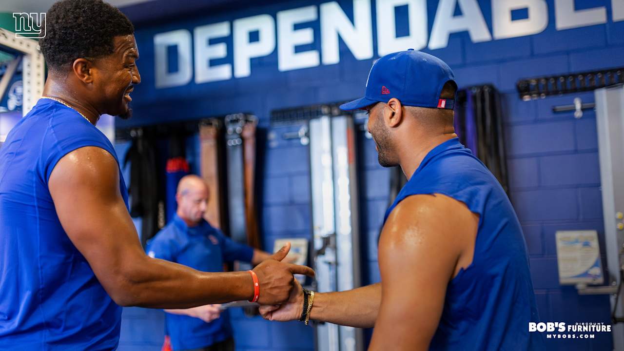 Russell Wilson, Jameis Winston introduce themselves on first day