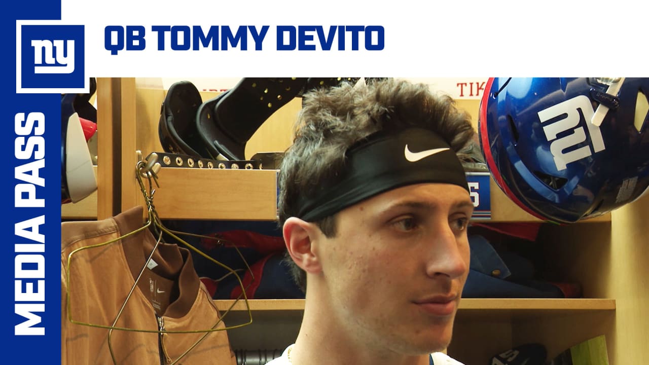 QB Tommy DeVito On Preparing For First NFL Start