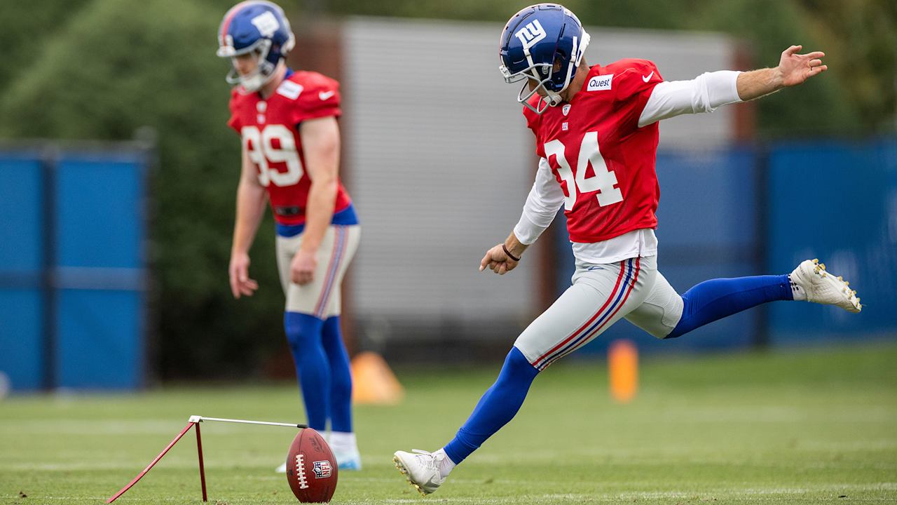 Notebook: Greg Joseph, Jude McAtamney compete for Giants’ kicker role