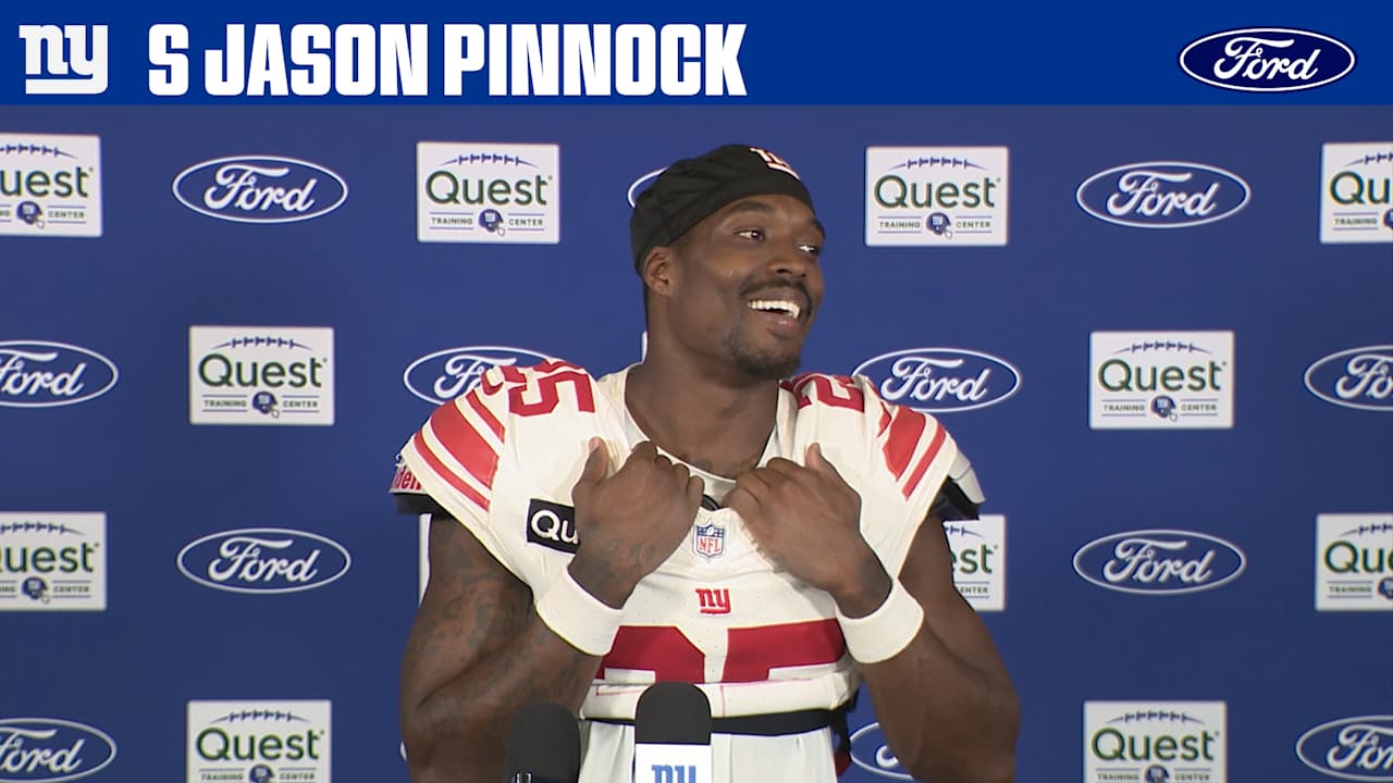 S Jason Pinnock on return to Giants: 'I'm home'