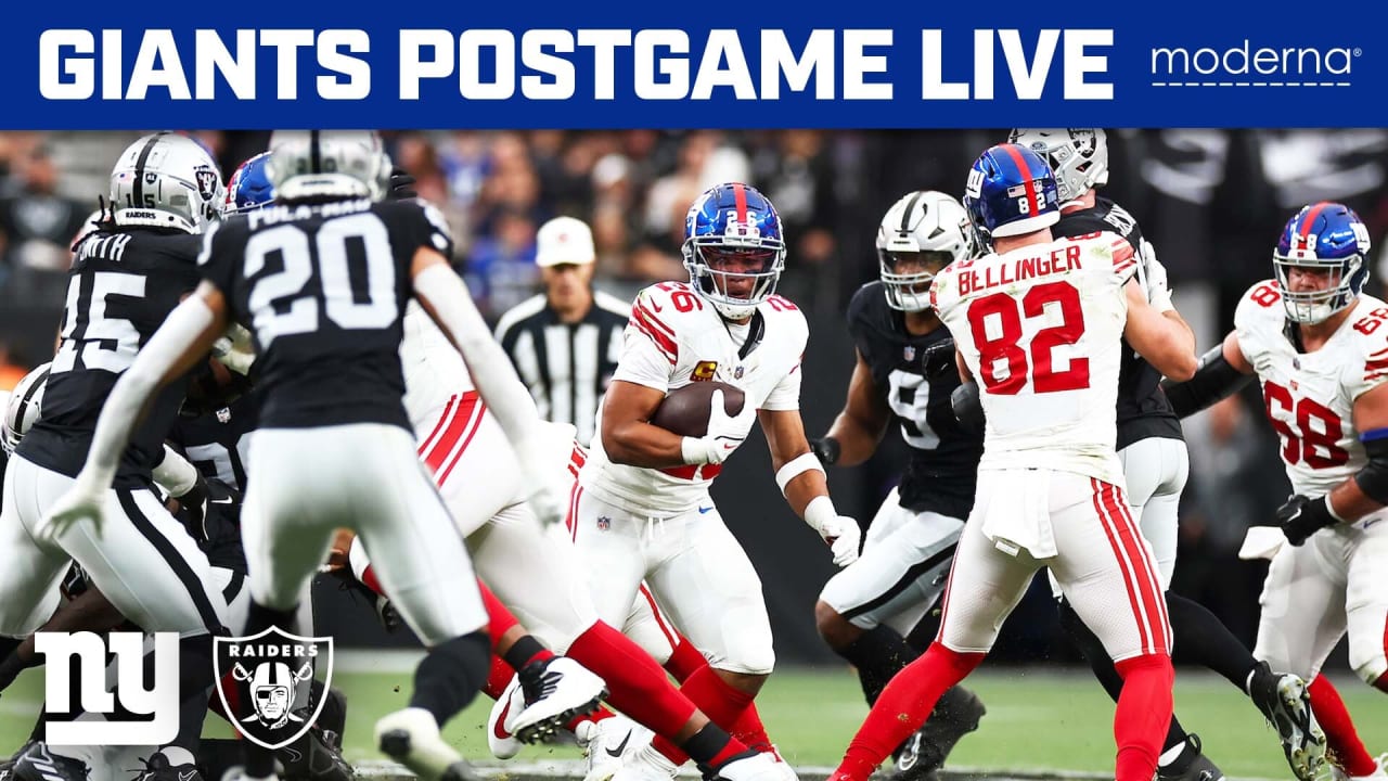 Giants Postgame Live: Takeaways from Week 9