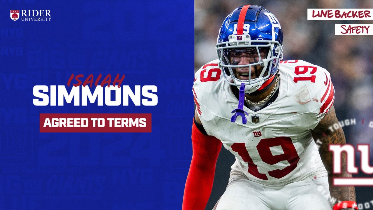 Giants agree to terms with S/LB Isaiah Simmons