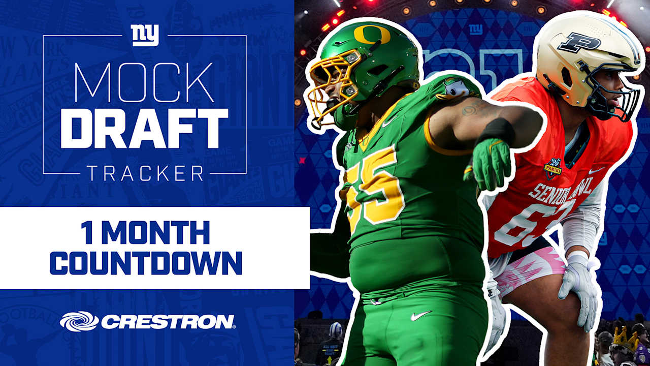 Mock Draft Tracker 1 Month Countdown