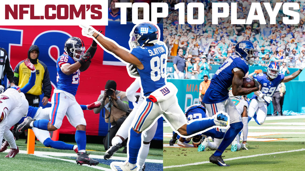 NFL.com's Top 10 Giants Plays From 2023