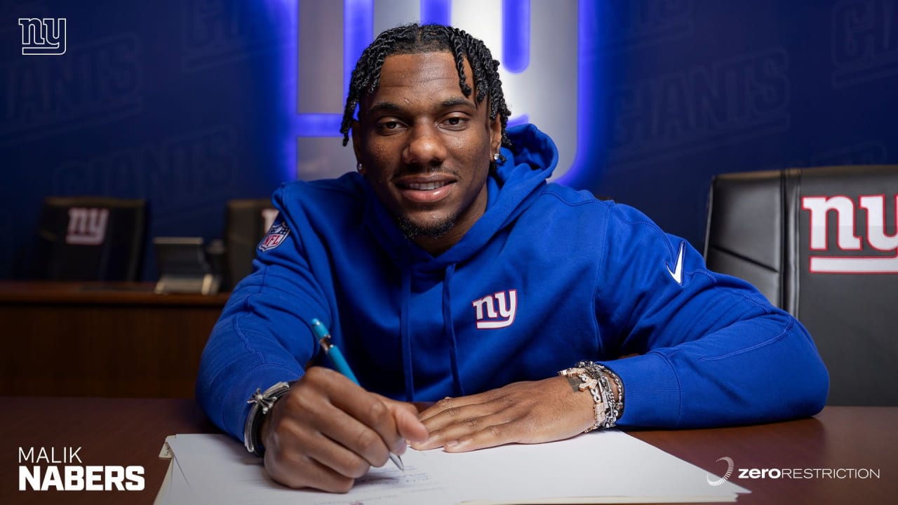 Malik Nabers, 6th overall draft pick by Giants, signs rookie contract