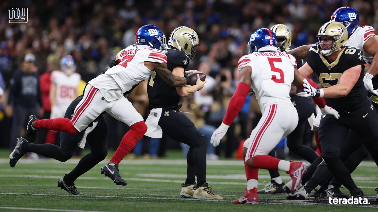 Week 15 Notes & Stats Giants vs. Saints Recap