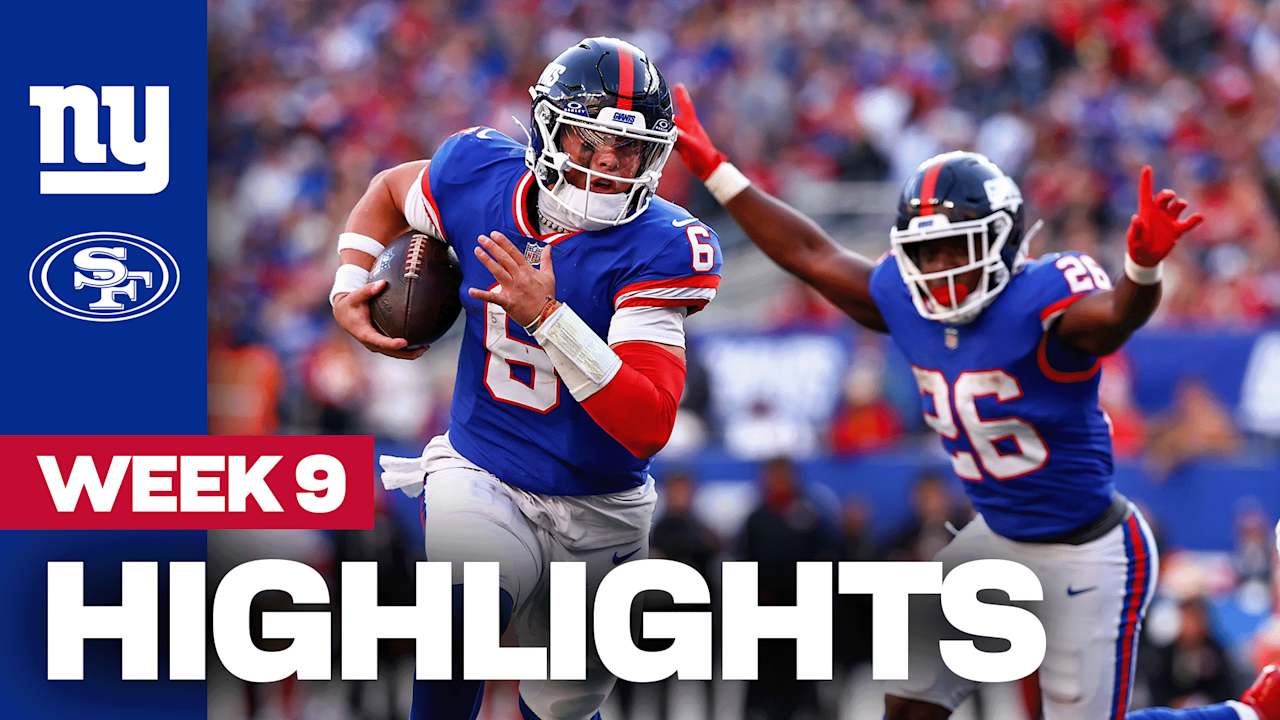 Image for Highlights: San Francisco 49ers 34, New York Giants 24
