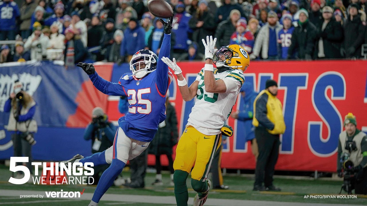 5 Things We Learned: Deonte Banks 'growing every week' - Vimarsana News