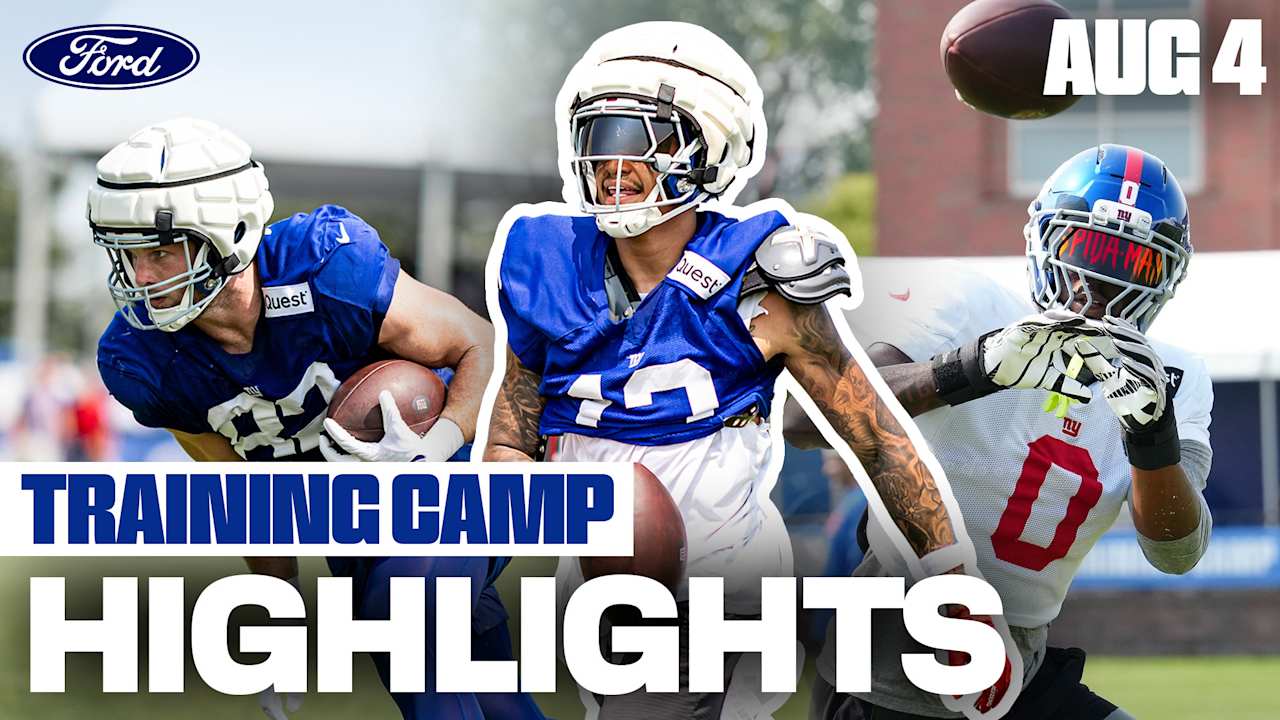 Training Camp Highlights (8/4): Top plays and moments