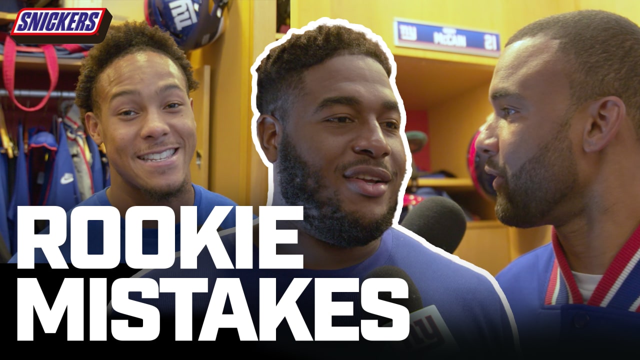 Justin Pugh & Giants Players Share Their Rookie Mistakes