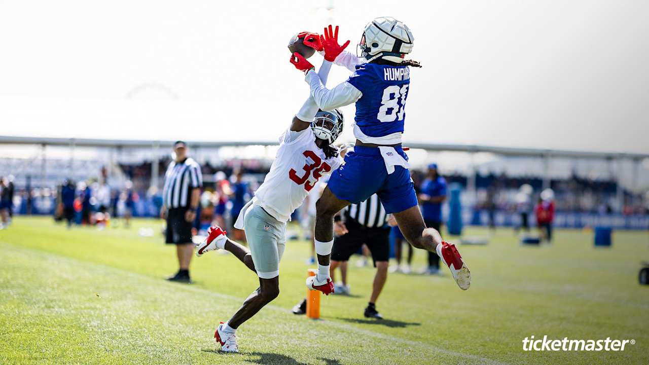 Camp heats up with 1-on-1 drills