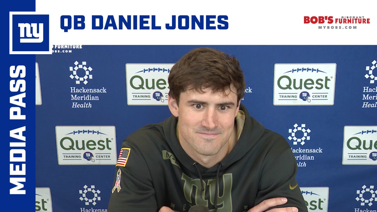 QB Daniel Jones: 'Rehab is going well, making good progress'