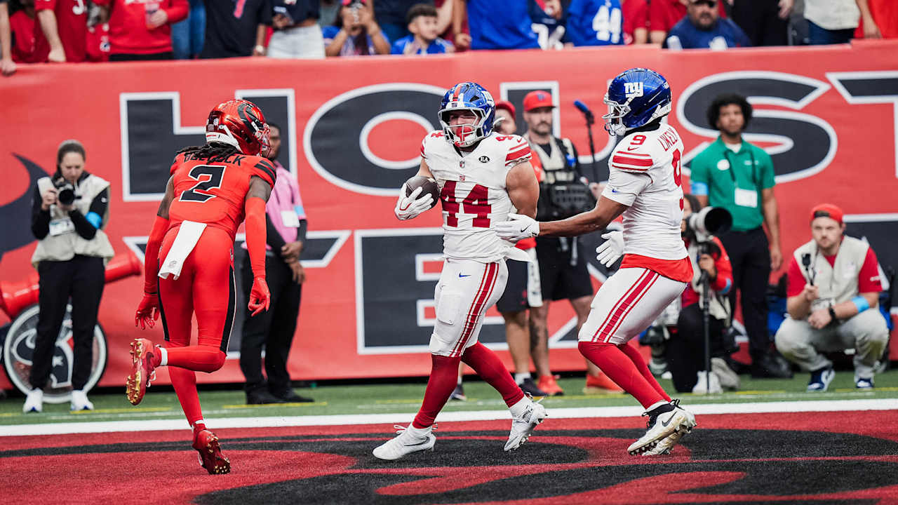 Cam Skattebo breaks loose for 16-yard TD | Giants vs. Texans Highlights