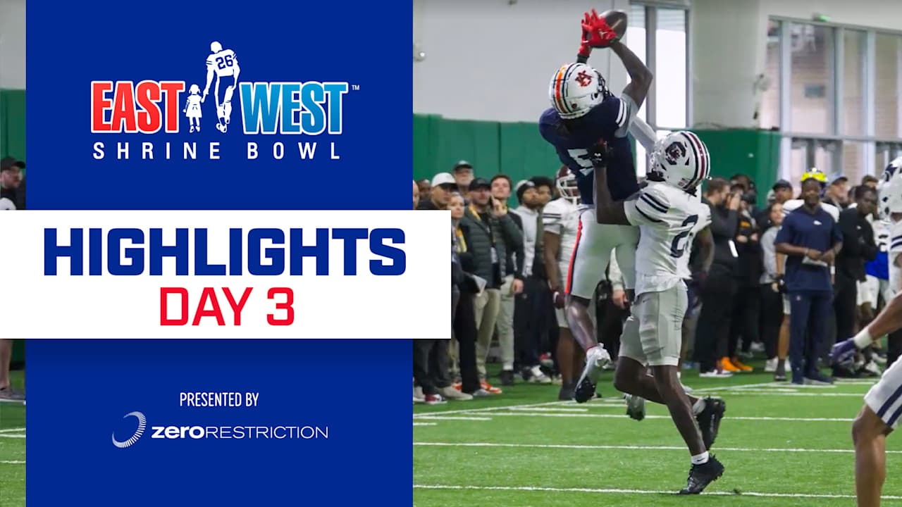 2025 EastWest Shrine Bowl Highlights Action from Day 3