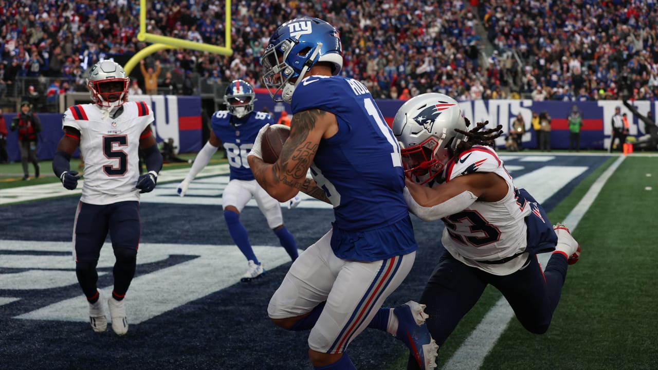 Isaiah Hodgins' pylon-race TD puts Giants on the board | Giants vs ...