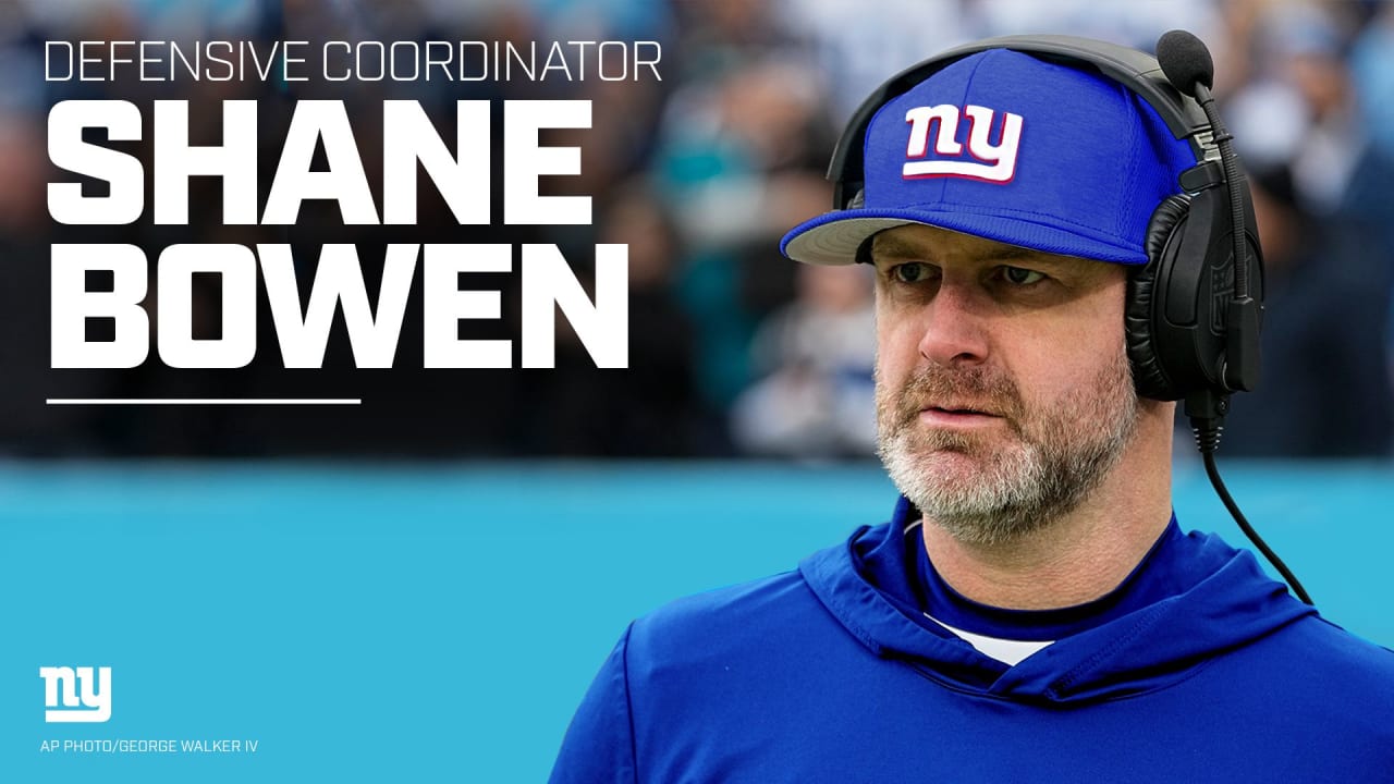 Giants hire Shane Bowen as defensive coordinator
