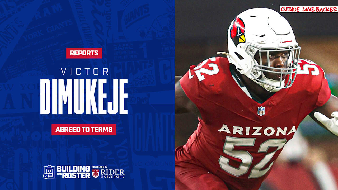 Giants agree to terms with OLB Victor Dimukeje
