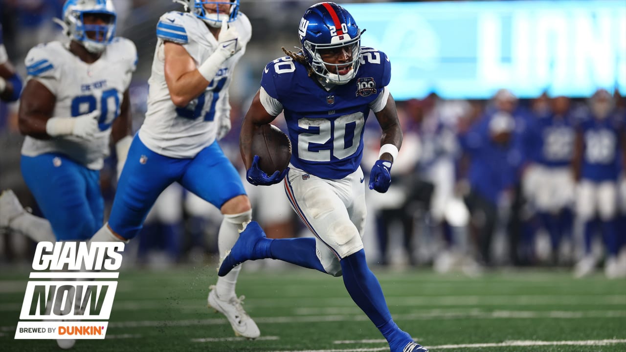 Giants Now: Young running backs step up