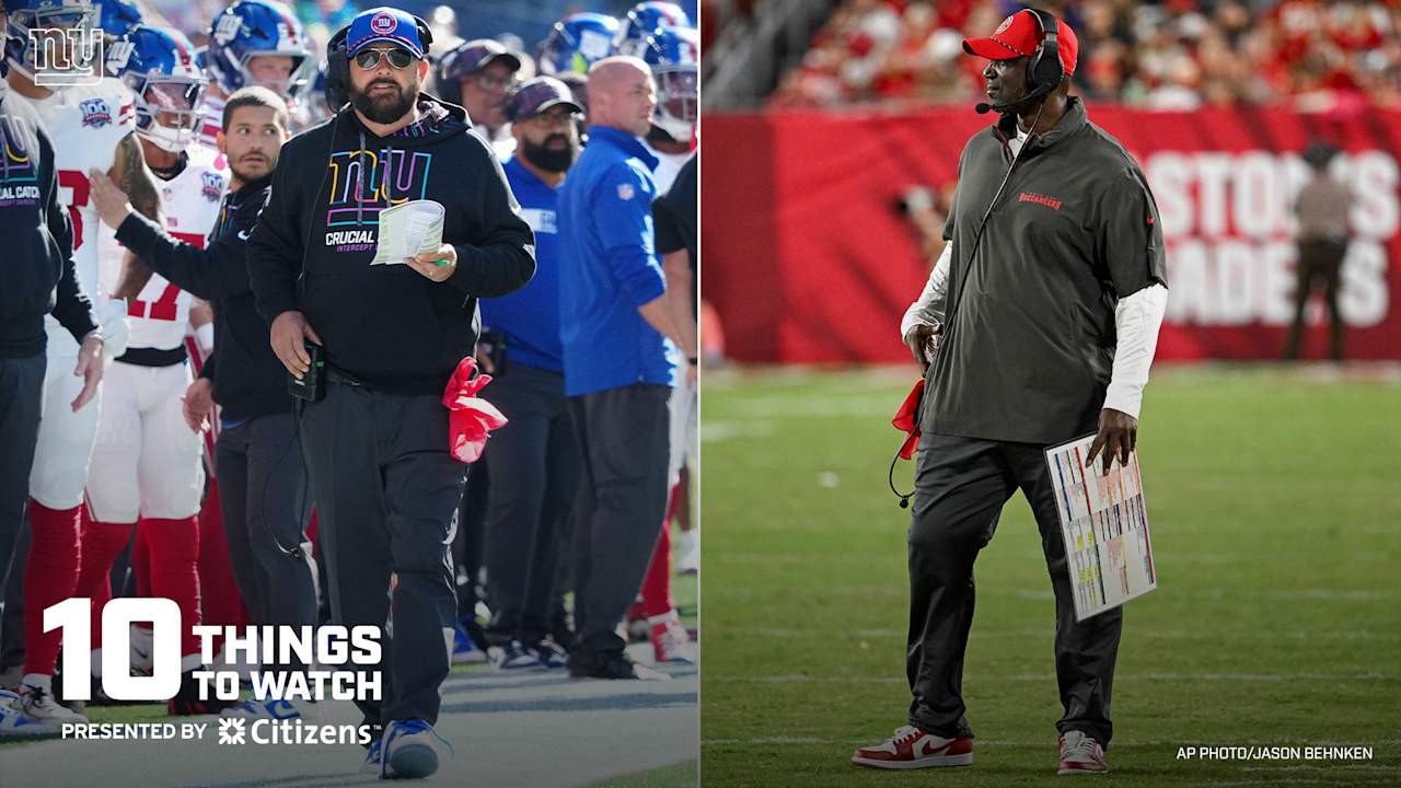 10 things to watch in Giants vs. Buccaneers