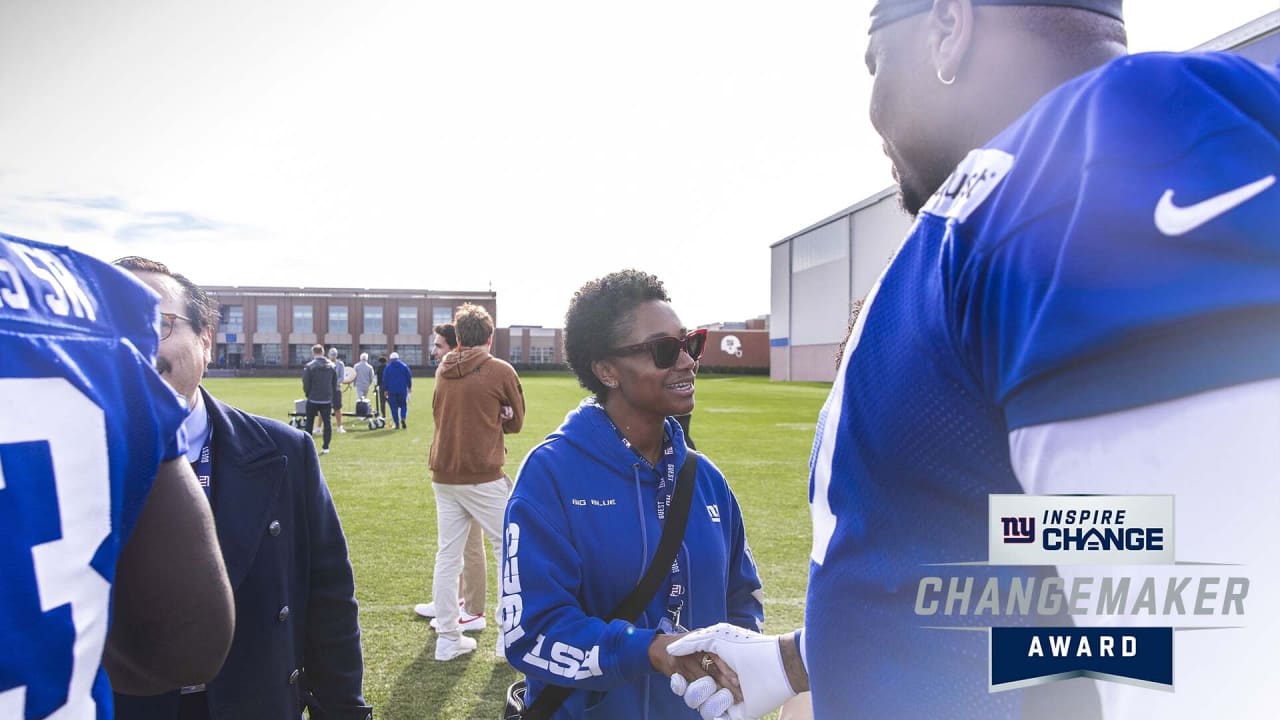 Giants give Inspire Change Changemaker Award to Daonese Johnson-Colón - Vimarsana News