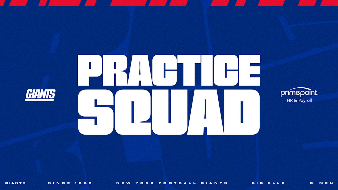 Giants add 3 new players to practice squad