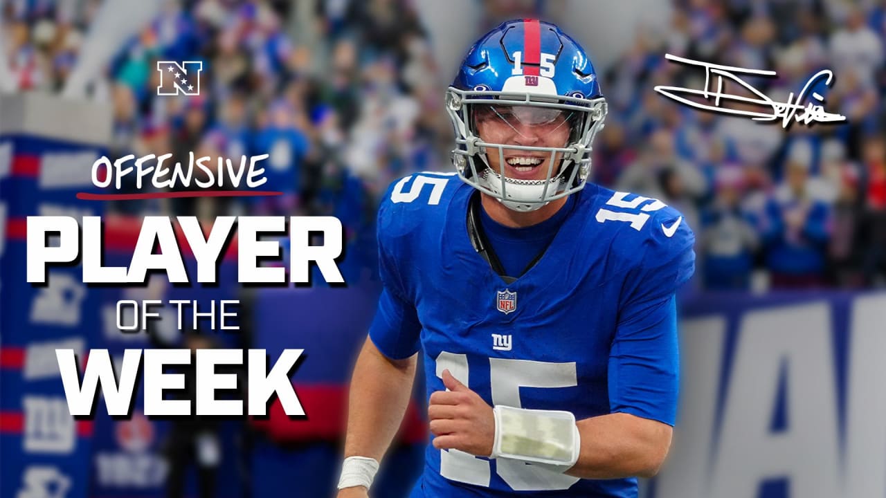 Tommy DeVito Named NFC Offensive Player of the Week After Impressive