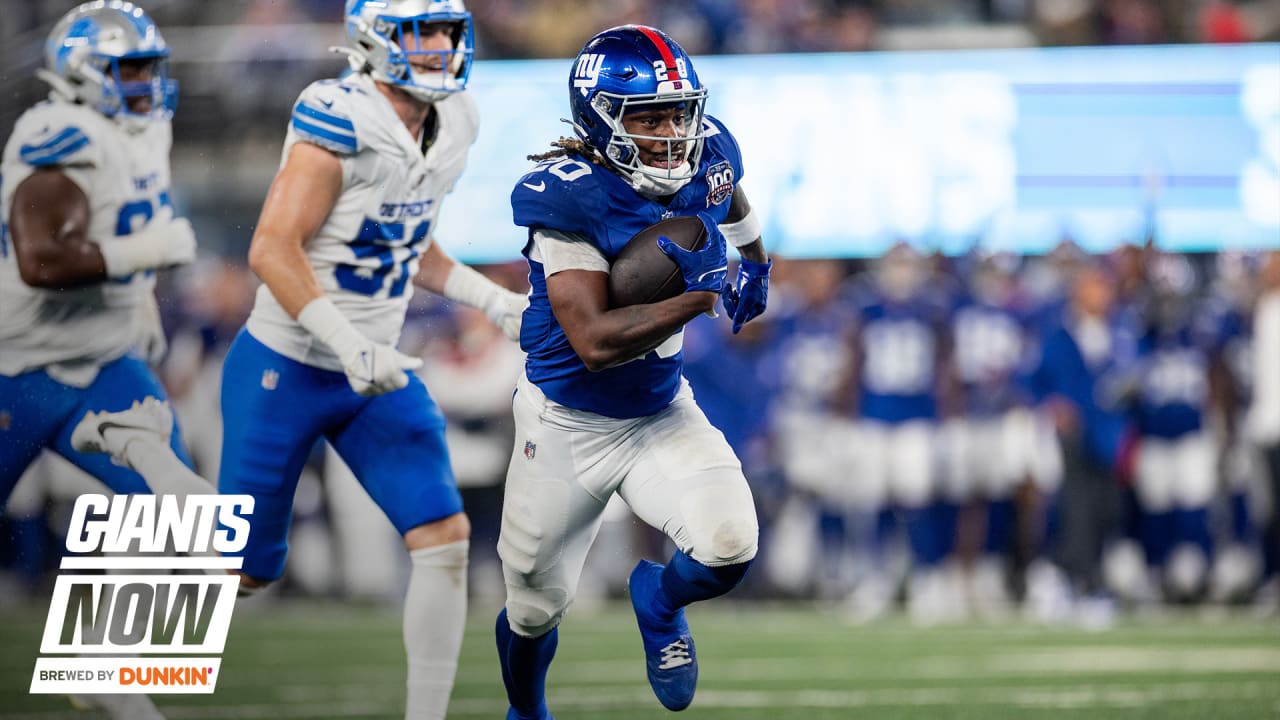 Giants Now: Eric Gray named PFF Offensive Player of the Week
