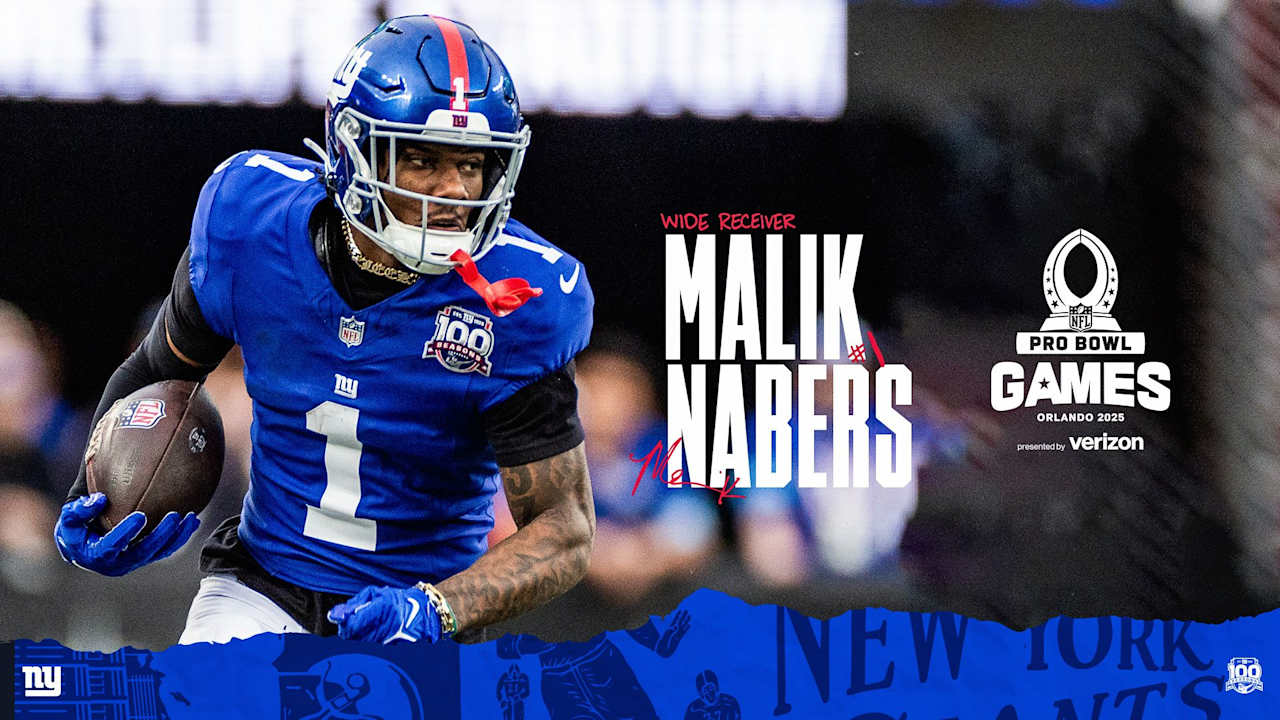 Malik Nabers named to 2025 Pro Bowl Games