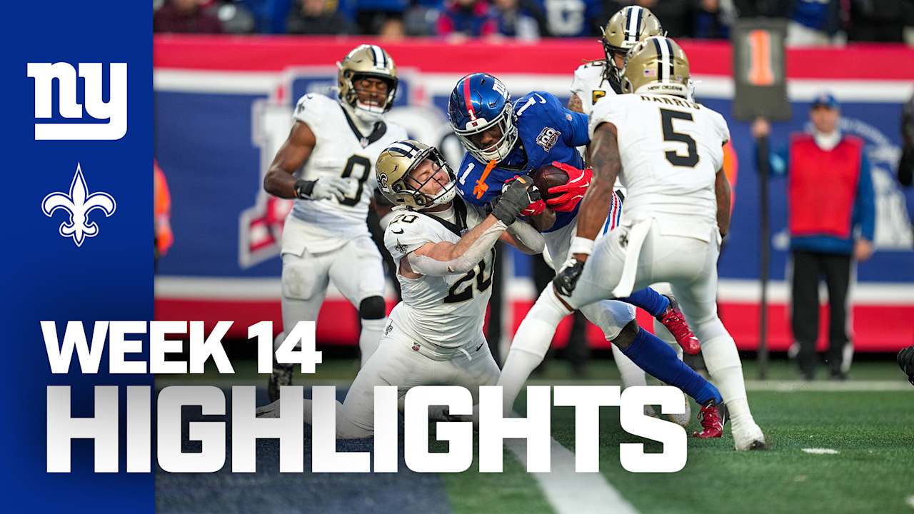 🎥 Highlights: New Orleans Saints 14, New York Giants 11