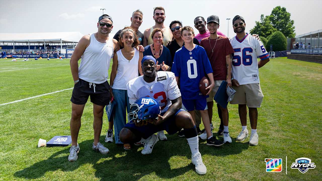 Giants celebrate their continued support of New York Gay Football League