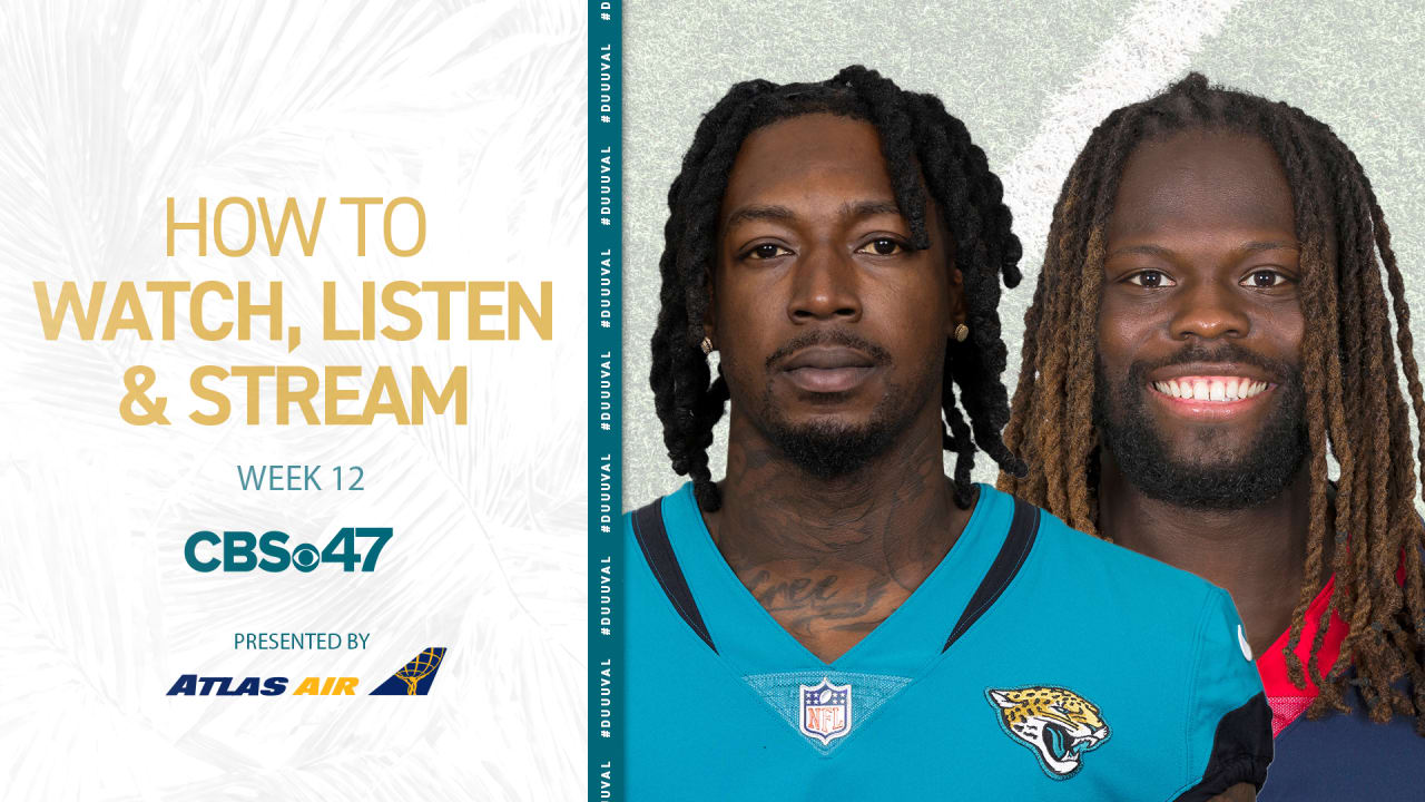 How to Watch, Listen & Stream: 2023 Week 12 | Jaguars vs. Texans