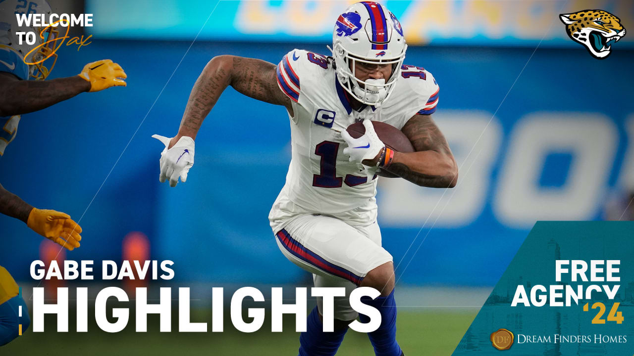 Gabe Davis's Top Career Highlights Jaguars Free Agency 2024