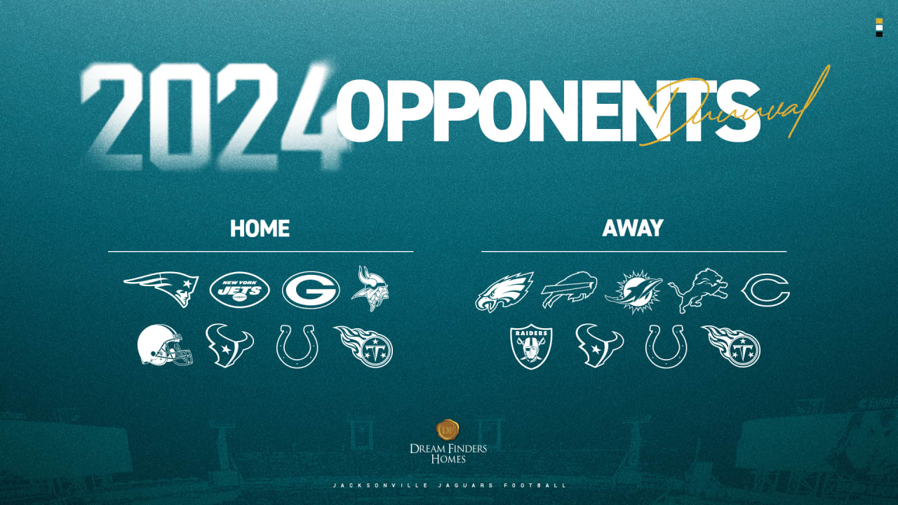 Official Jacksonville Jaguars 2025 Opponents Set