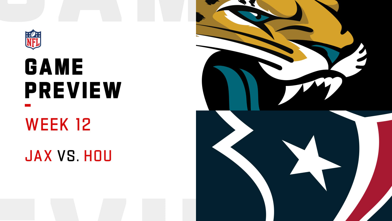 Jaguars vs. Texans Preview Week 12