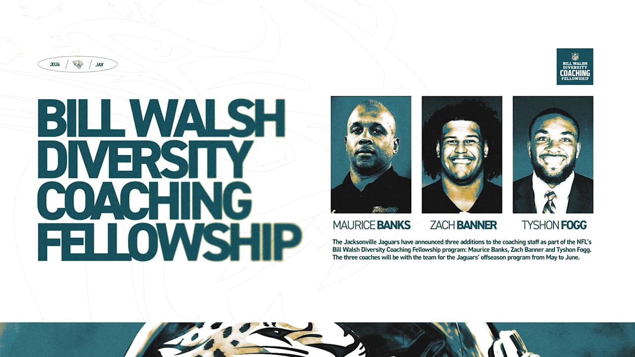 Jaguars Announce Bill Walsh Diversity Coaching Fellows