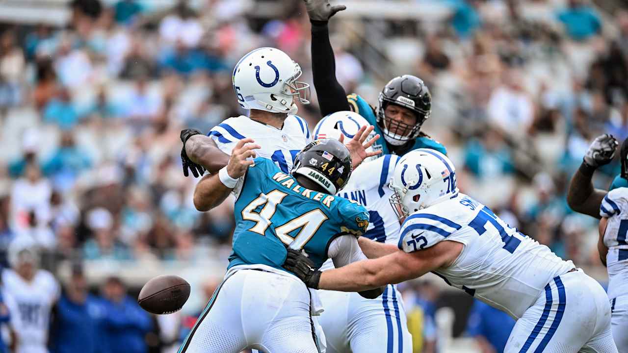 Can't-Miss Play: Walker Strip Sack, Hines-Allen Recovers | Colts vs ...