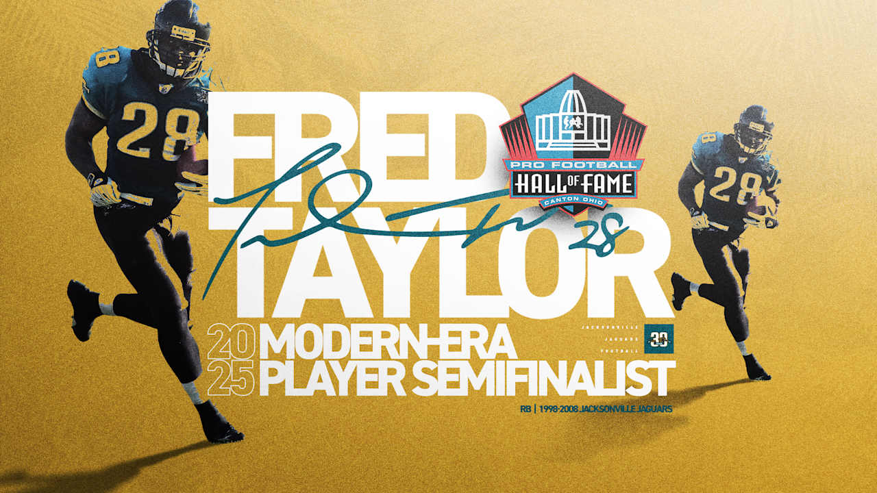 RB Fred Taylor Named a Modern-Era Semifinalist for the 2025 Pro Football Hall of Fame 