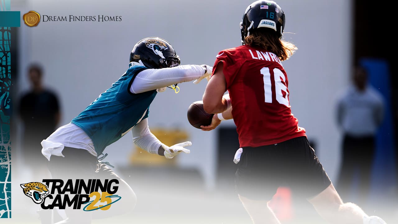 Travis Hunter at Jaguars camp