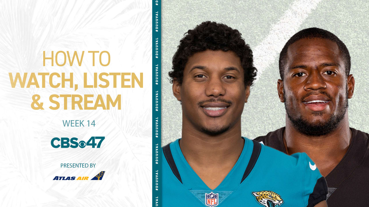 How to Watch, Listen & Stream: 2023 Week 14 | Jaguars vs. Browns