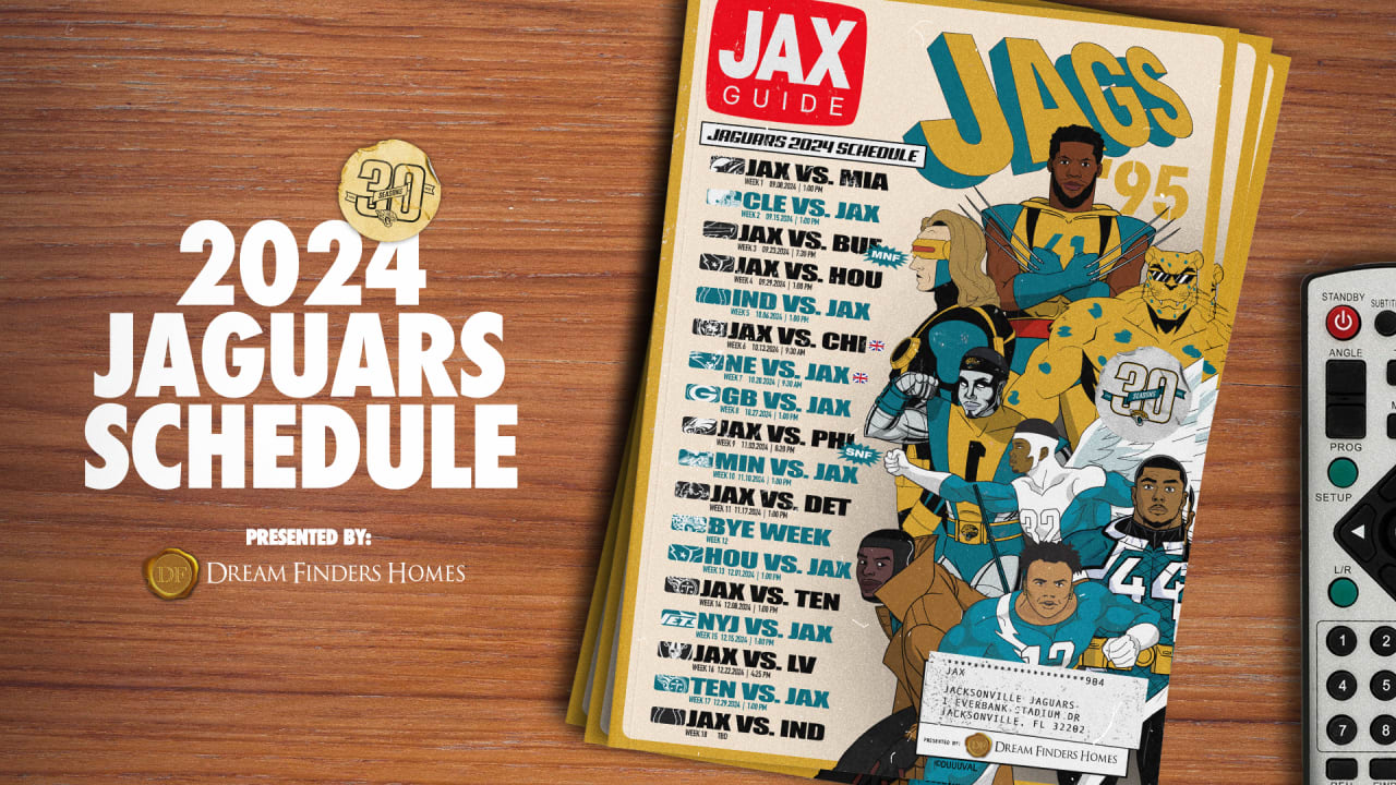 Jacksonville Jaguars Announce 2024 Schedule