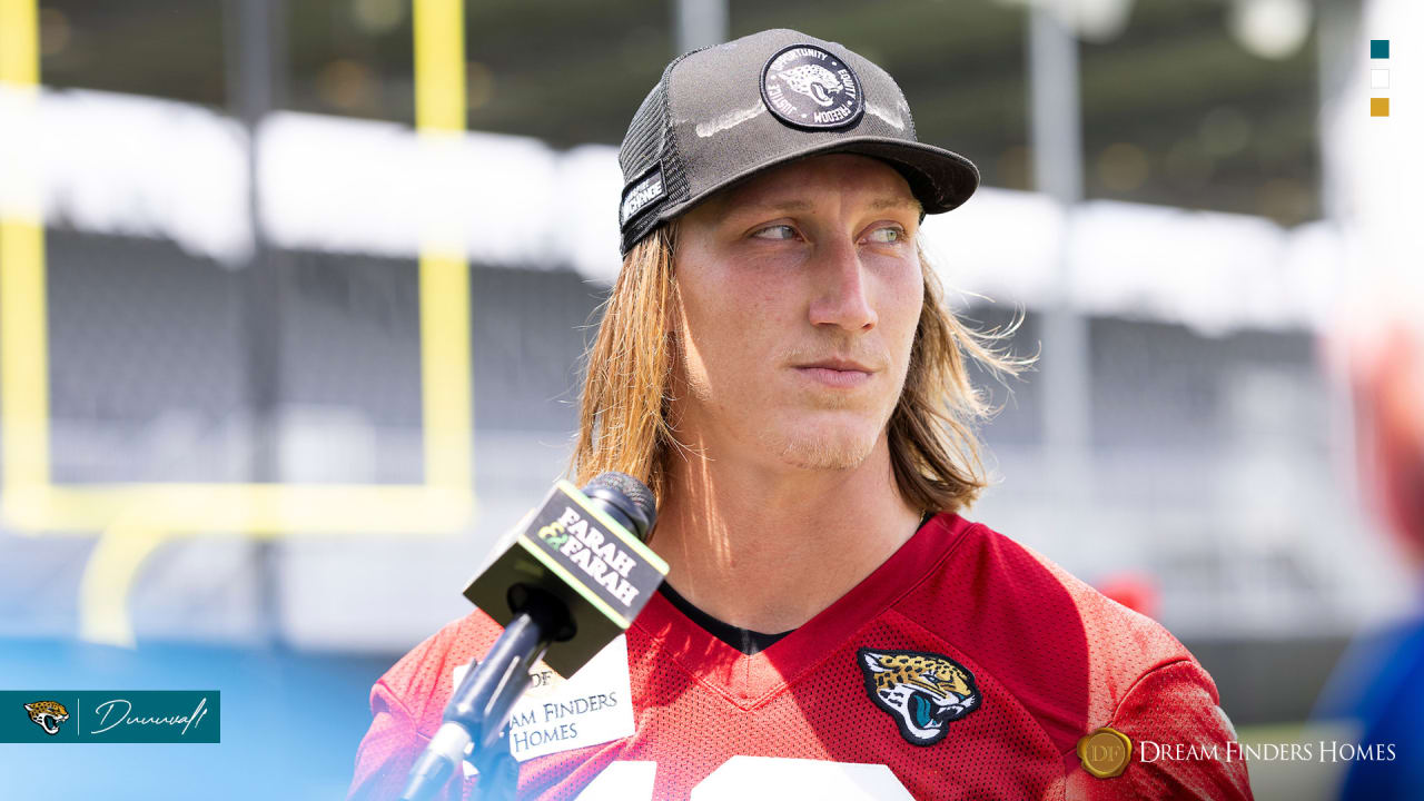 Jaguars QB Trevor Lawrence Addresses the Media About Offseason Progress ...