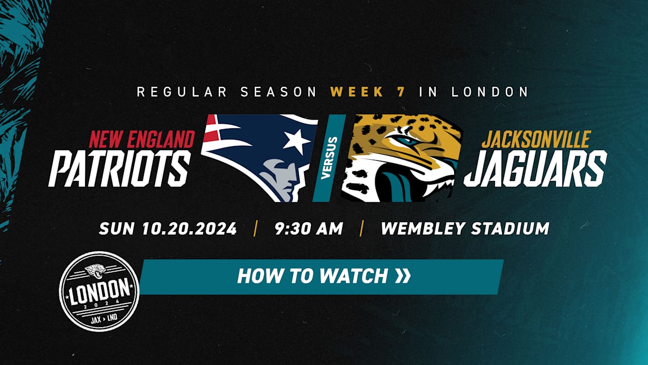 How to Watch: Patriots vs. Jaguars, Week 7 of 2024 NFL Season