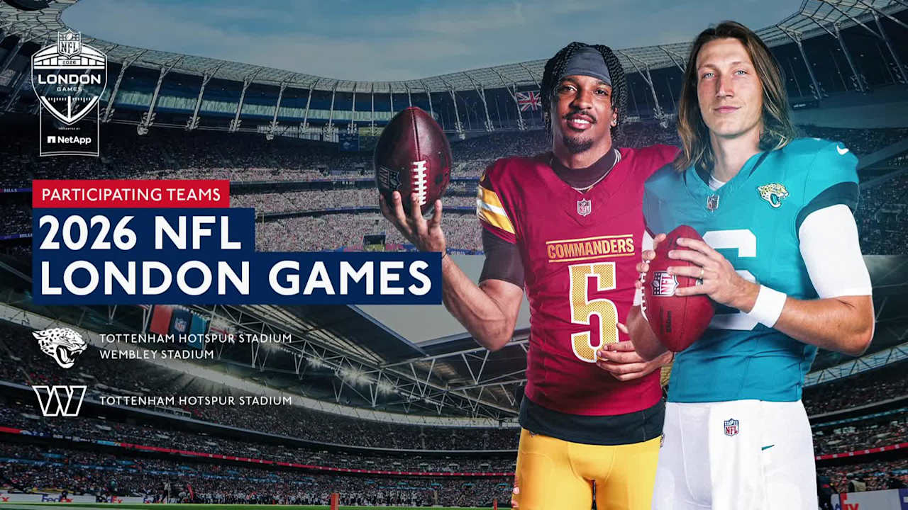 Commanders Jaguars Are 2026 Home Teams For London Games