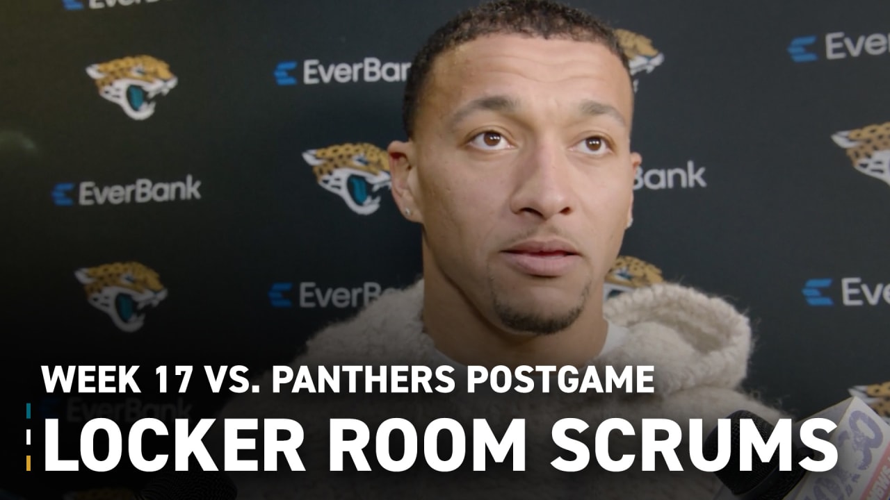 Travon Walker, Travis Etienne Jr., Cam Robinson and Evan Engram Media