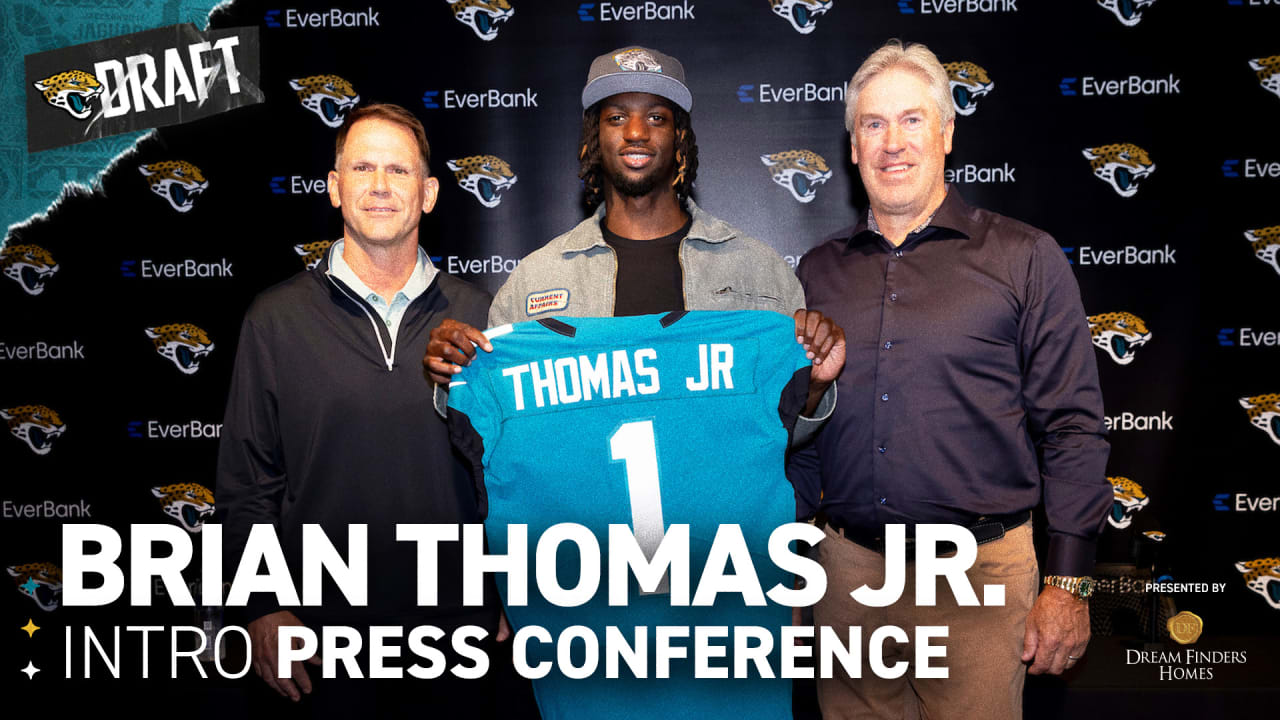 Brian Thomas Jr. Introductory Press Conference | Jacksonville Jaguars